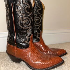NOCONA LIZARD SKIN COWBOY BOOTS
